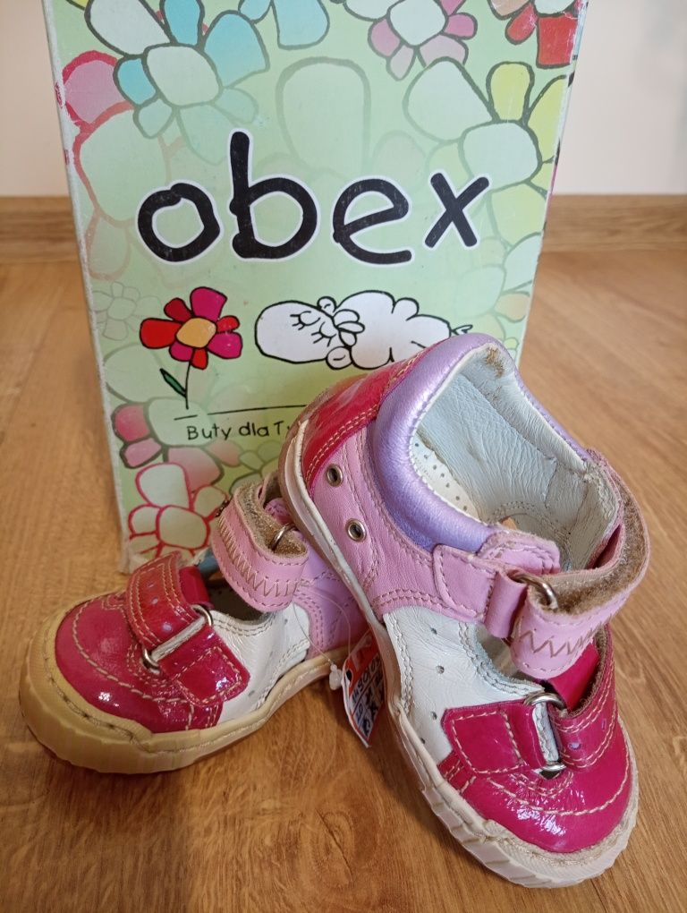 Туфлі сандалі босоніжки Obex шкіра 13см