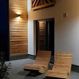 Leżak/fotel bujany ogrodowy/sauna/taras Wysyłka w całości