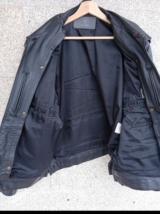 Blusão em pele para homem