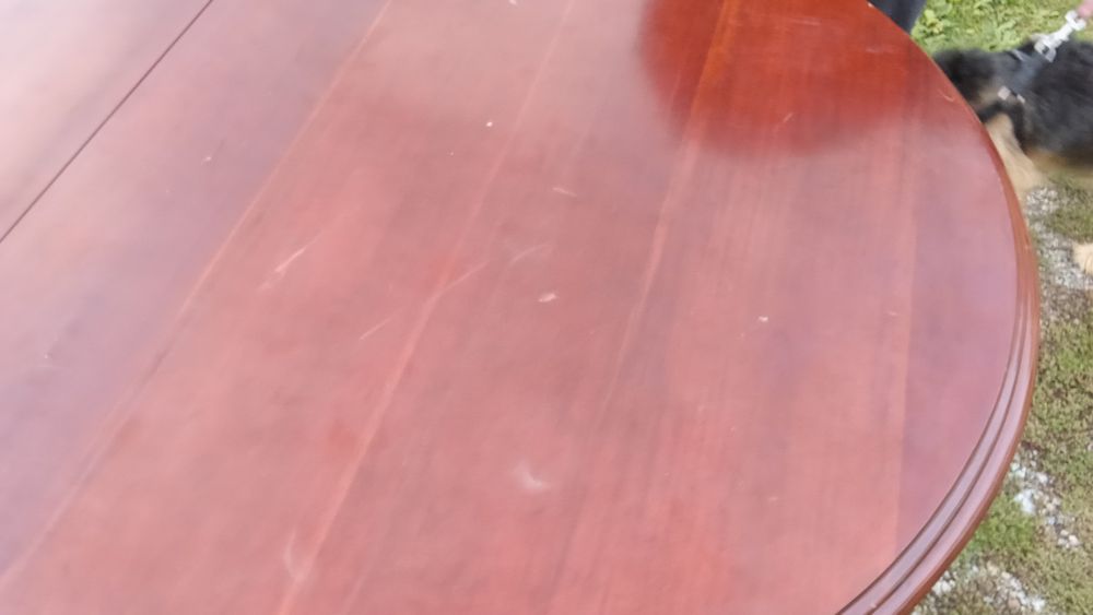 Ława drewniana na kółkach