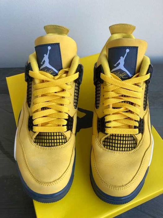 Buty meskie Mokasyny Jordan 4 retro tour yellow R.40