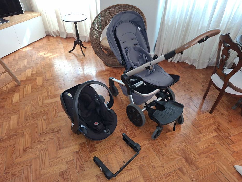 Carrinho Joolz Hub + Ovo Joolz Besafe com adaptador + "skate"