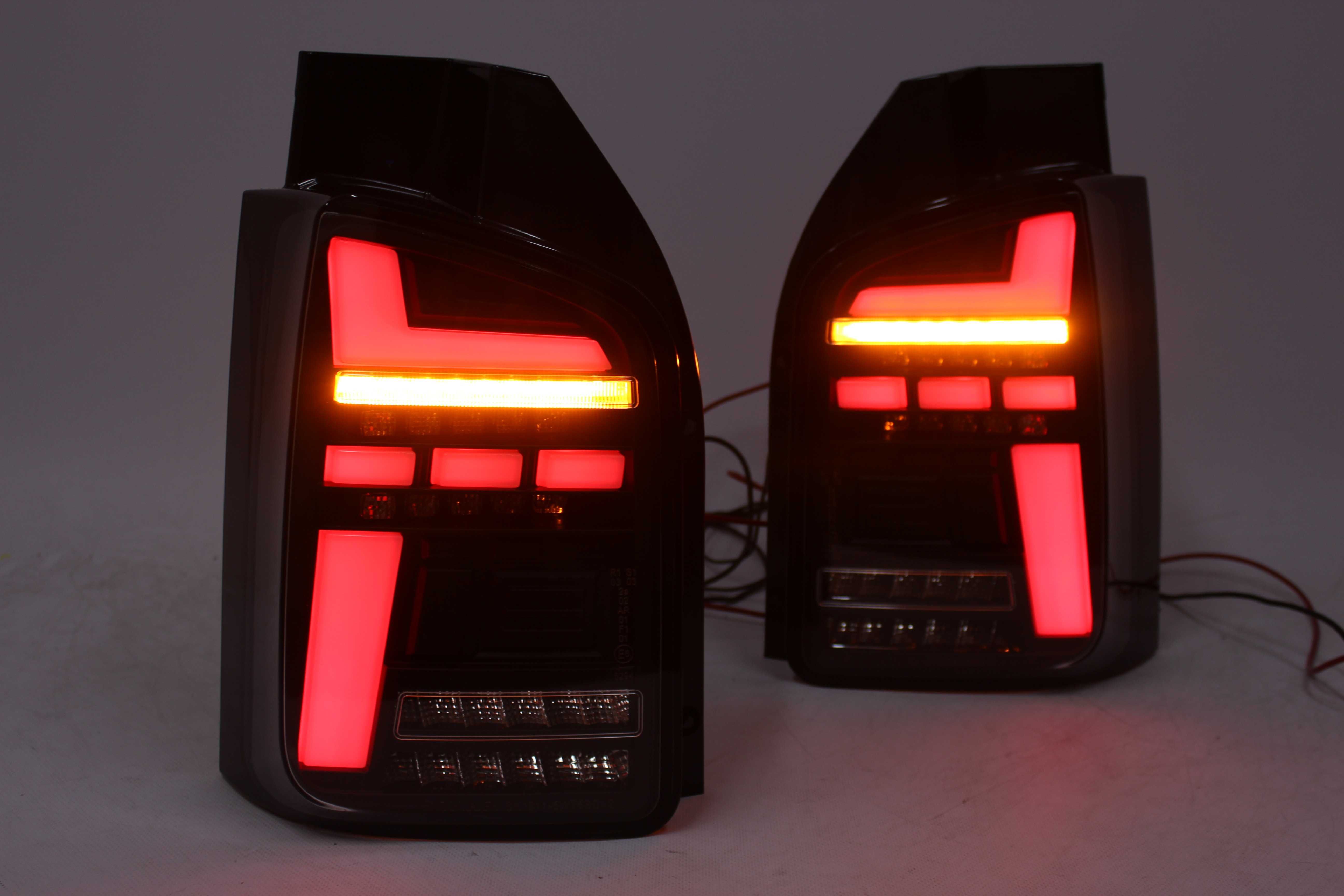 Lampy tylne tył VW T6 15-19 Transporter Drzwi NEON LED BAR Black NOWE