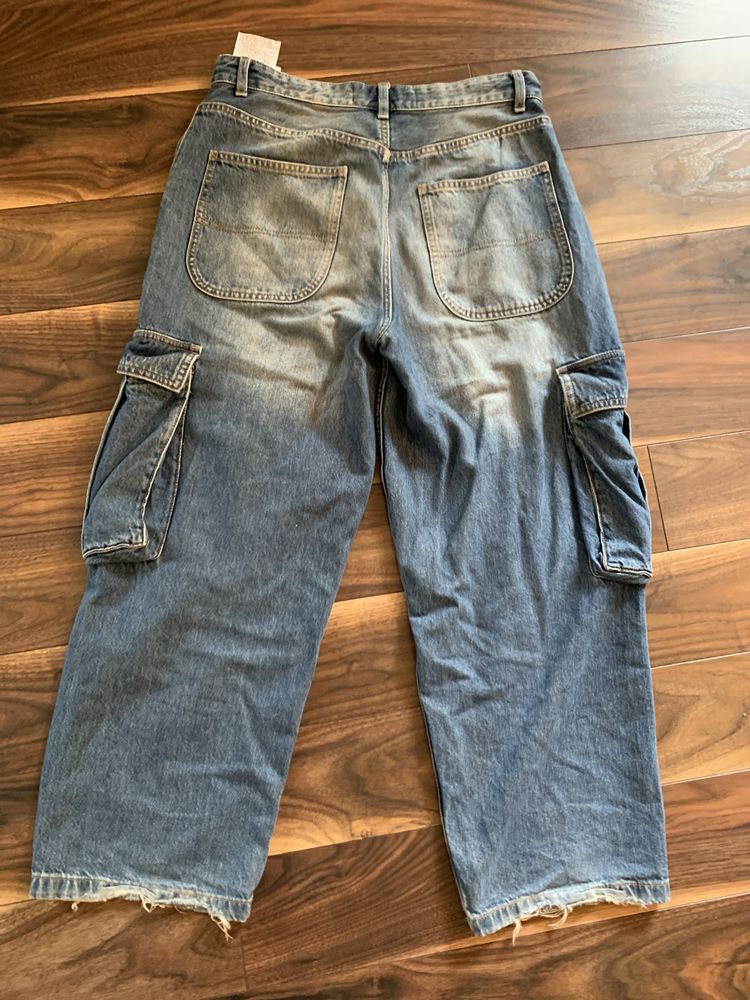 Spodnie jeansy baggy M Bershka