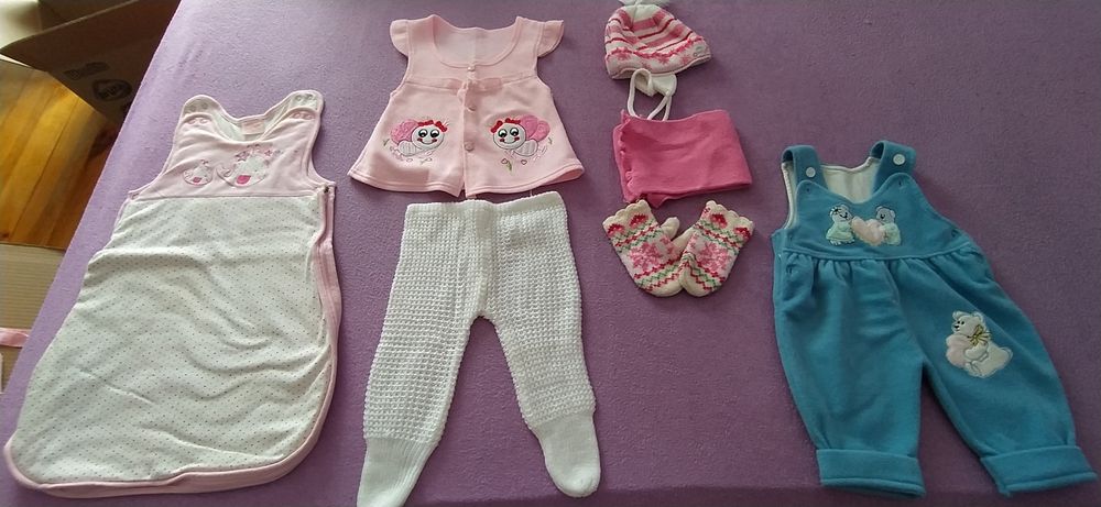Zestaw jesienno-zimowy, rozm.0-3 m-ce ( do 68cm)