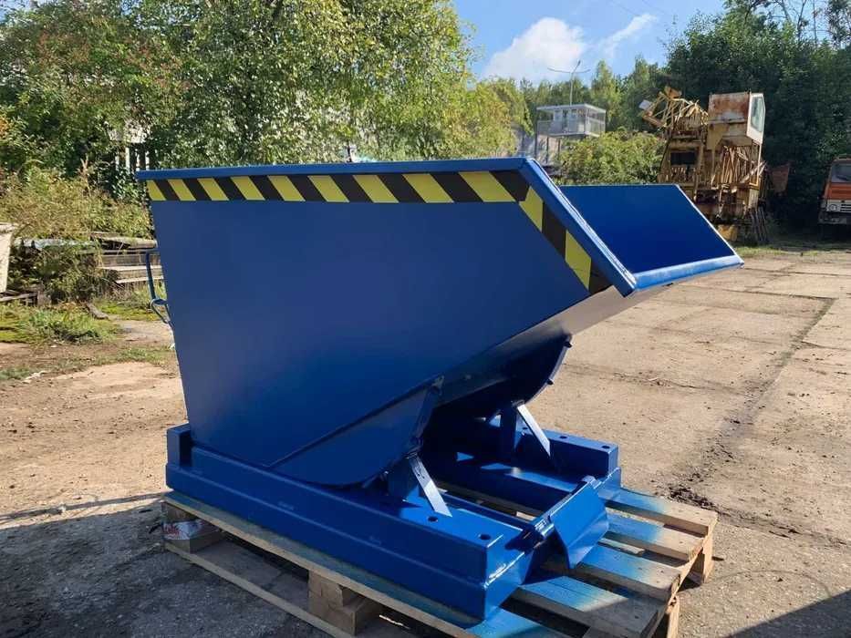 Kontener metalowy samowyładowczy NTK HD 1100L Koleba, pojemnik.