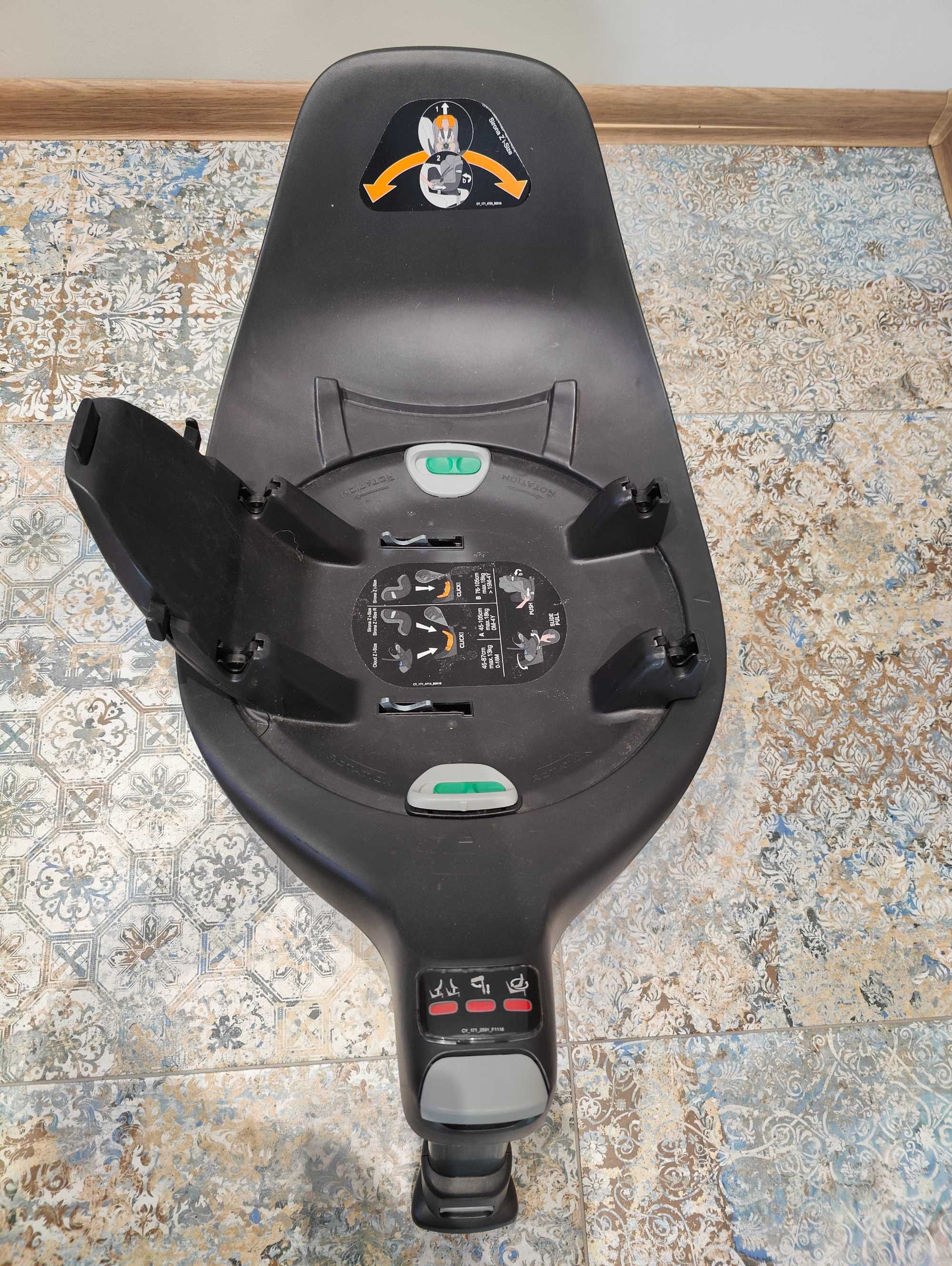Fotelik Cybex i- Cloud z 2 bazami obrotowymi Cybex Z i-Size
