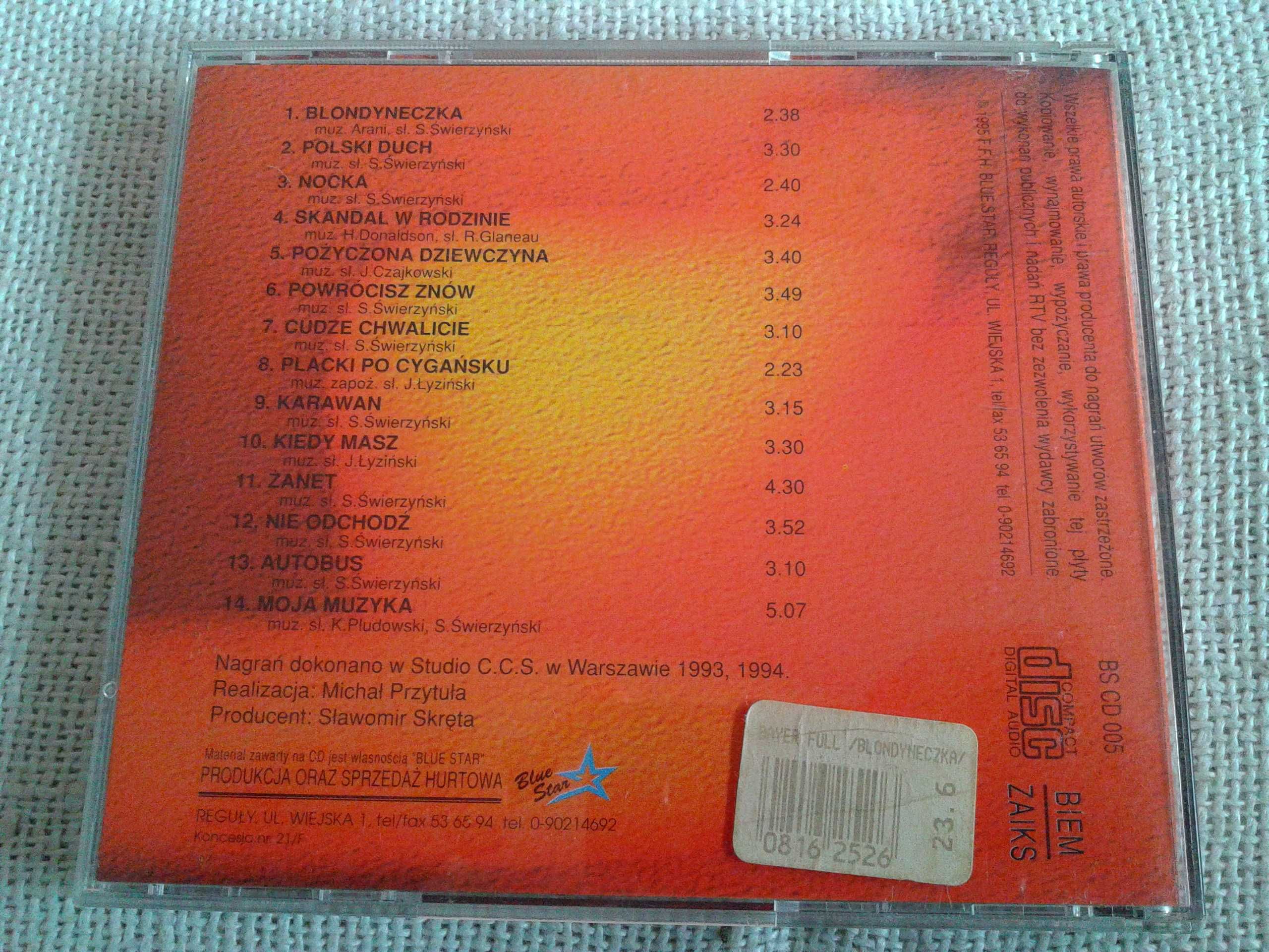 Bayer Full – Blondyneczka  CD