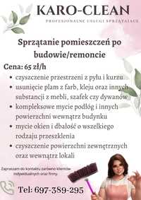 Usługa sprzątania