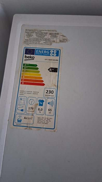 Suszarka beko stan bardzo dobry
