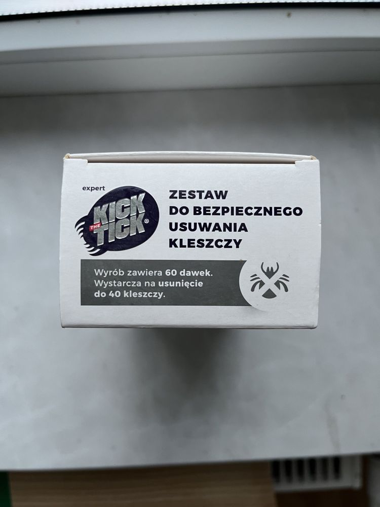 Zestaw do bezpiecznego usuwania kleszczy Kick the Tick NOWY