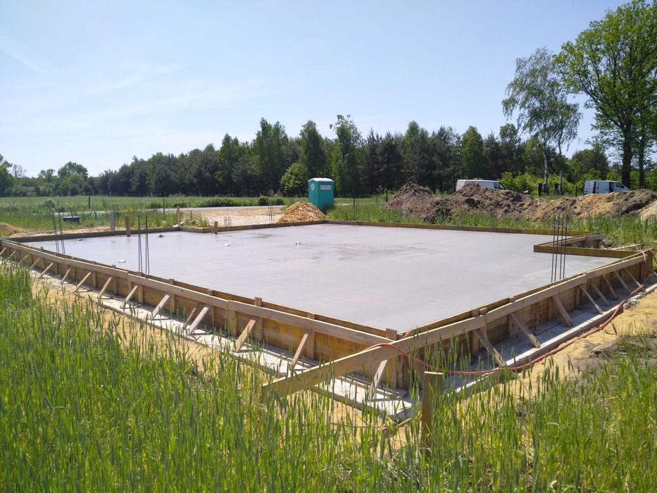 Wykonanie płyty fundamentowej, płyta fundamentowa, płyty fundamentowe