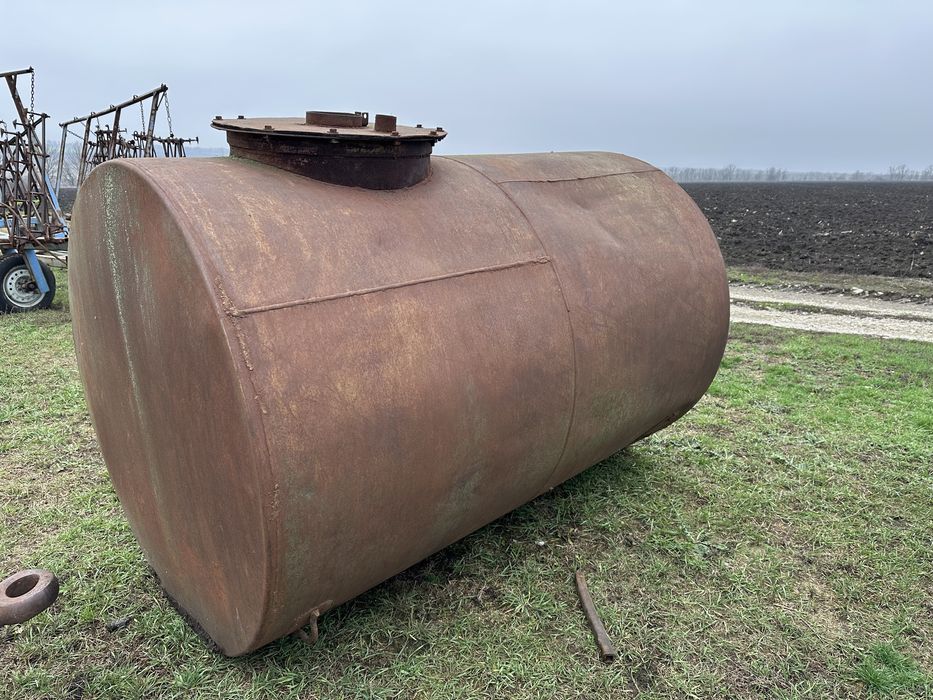 Бочка металева 2.5 куб для води масла ДП ГСМ РКД КАС