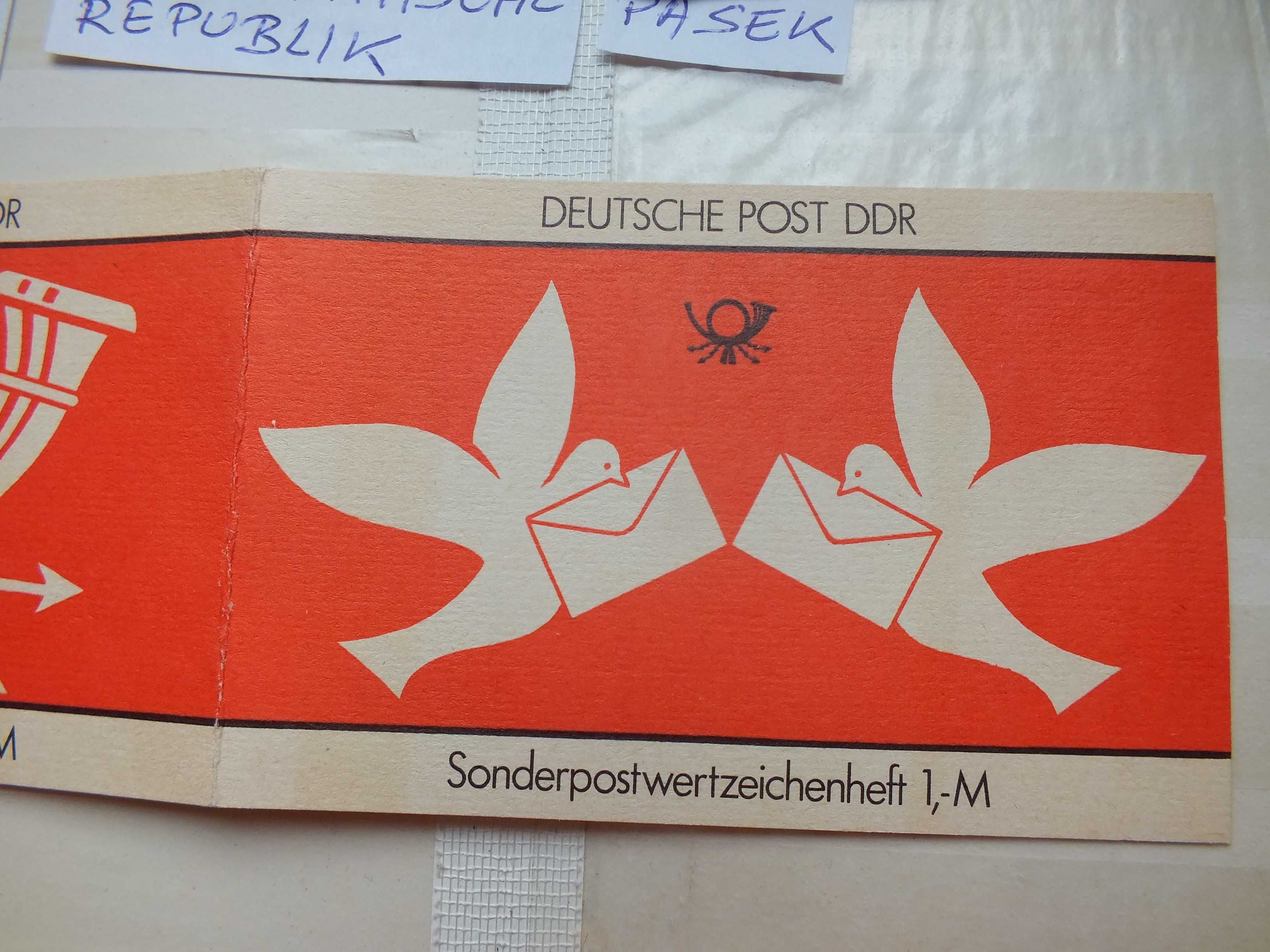 karnet 10szt. pasek znaczki Mi3231  DDR 1989r. Niemcy NRD czyste **