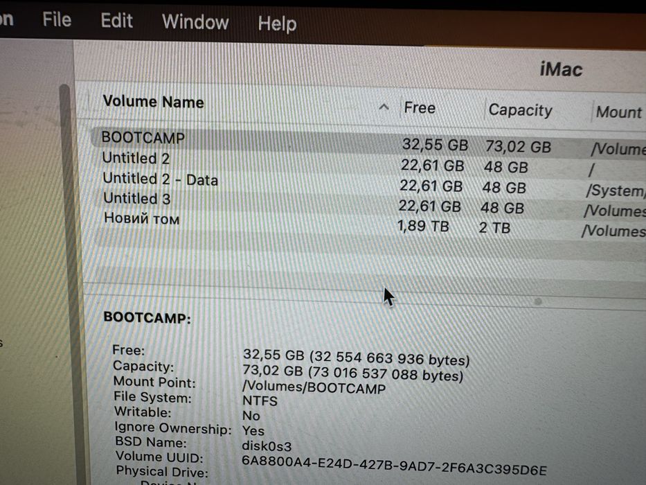 Imac 27ʼʼ 2017 core i5 128ssd 2tb hdd 16gbRam