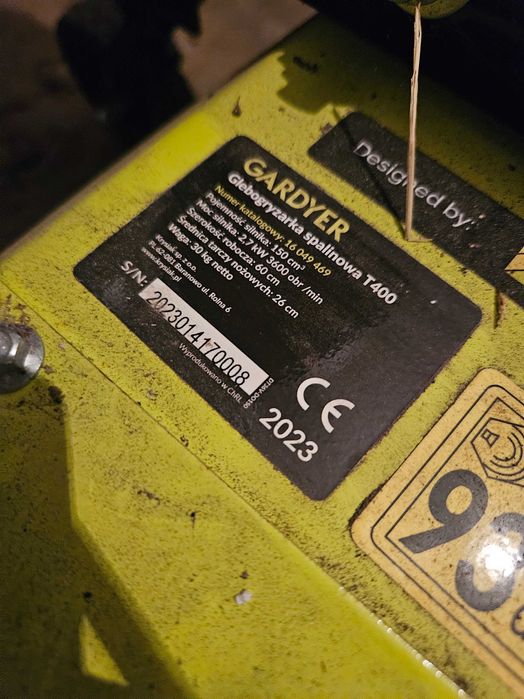 Glebogryzarka Gardyer T400