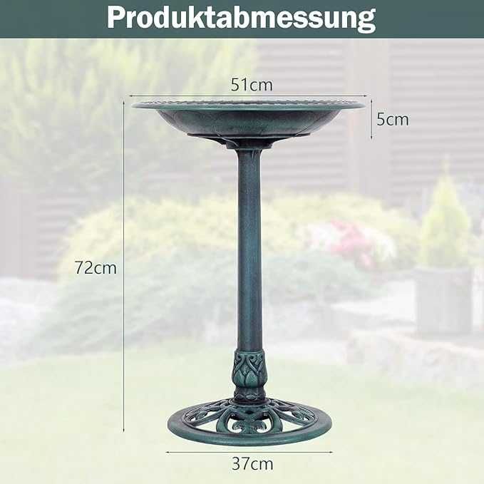 Stojąca Kąpiel dla Ptaków, Karmnik dla Ptaków