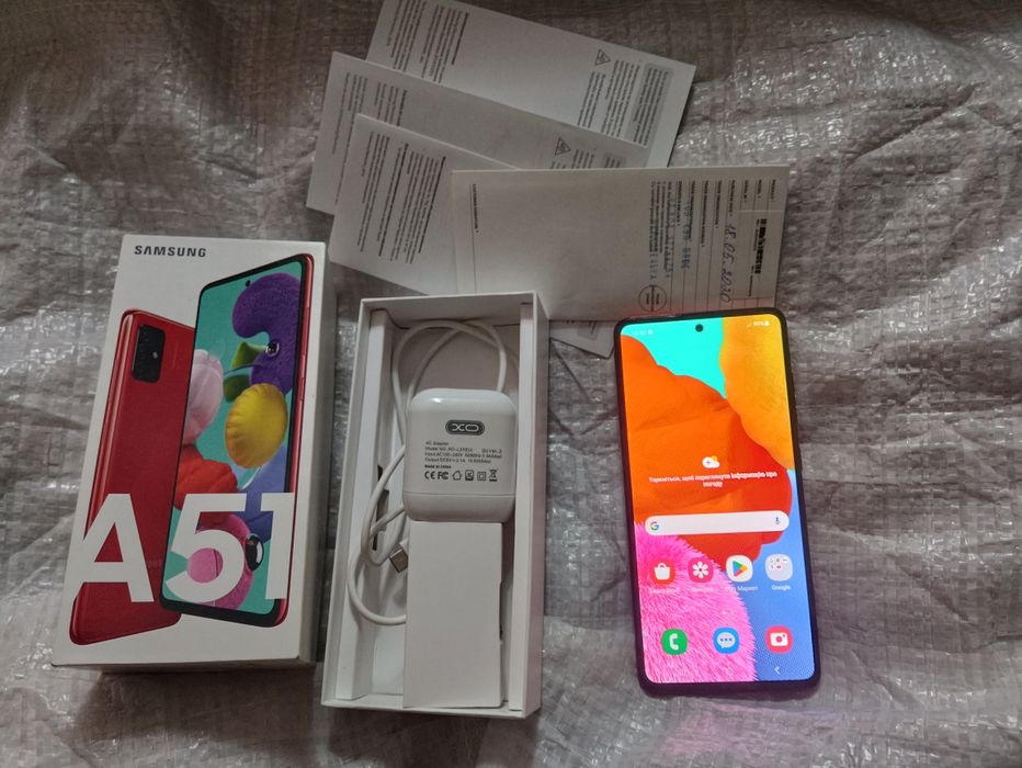 Samsung A51 Amoled 6/128 NFC .Полный комплект.На Подарок.