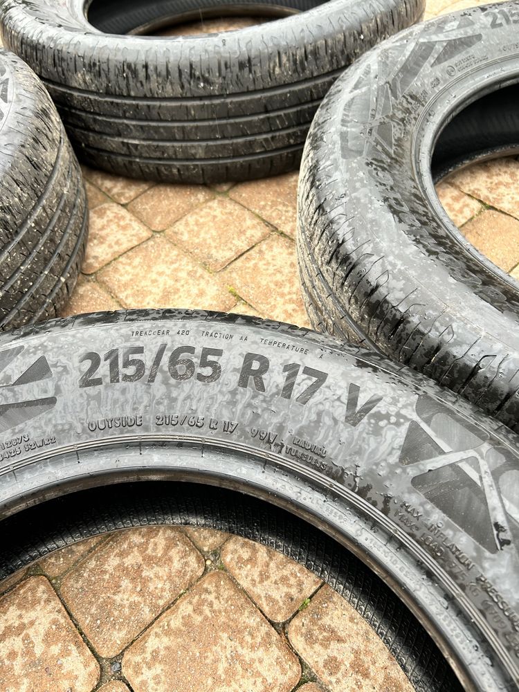 Opony 215/65 r17 komplet Continental suv