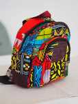 Mochilas Pequenas Capulana Moçambicana feitas à Mão