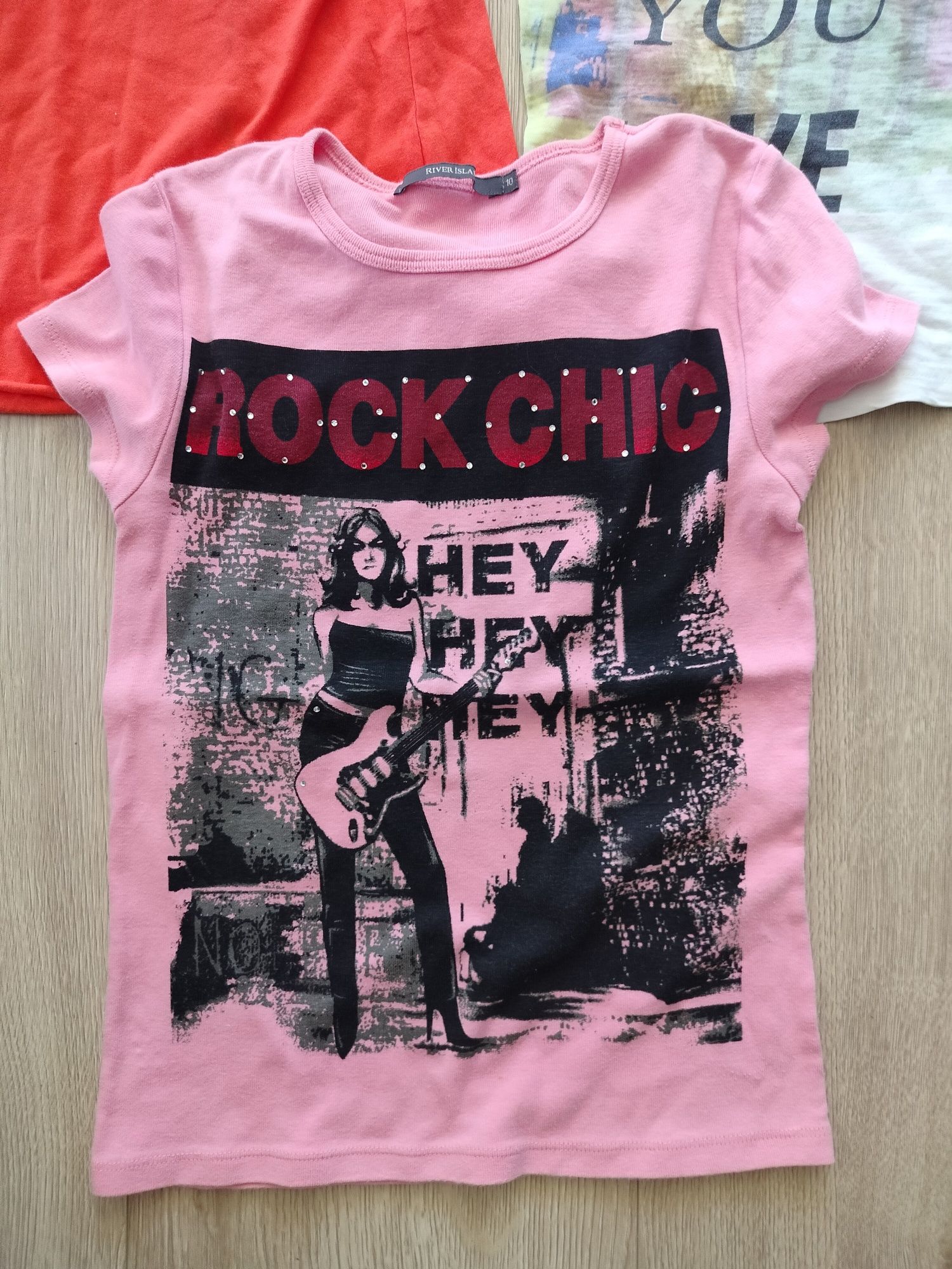 Paka t-shirt dziewczęcy topów na lato 140 firmówki Zara Reserved