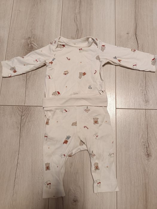 Komplet body+spodnie świąteczne