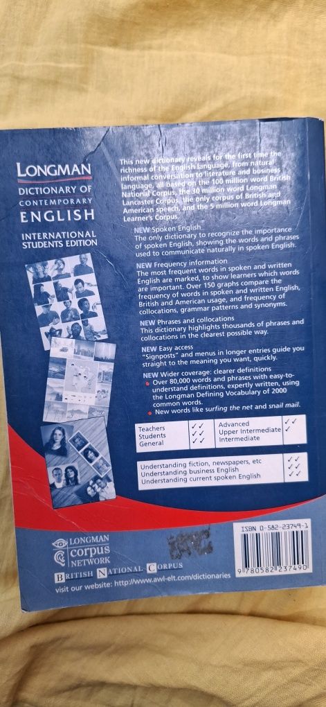 Longman dictionary of contemporary English