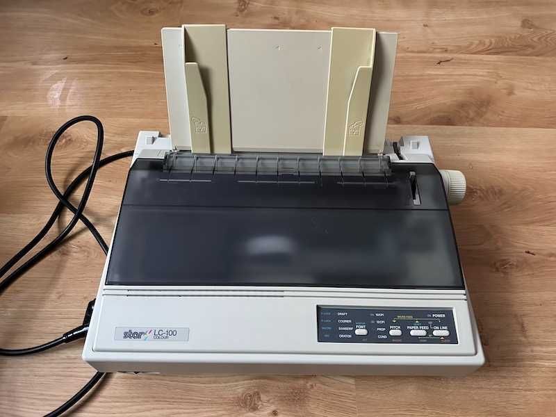 drukarka - retro amiga c64 atari - STAR LC-100 COLOR i tasmy
