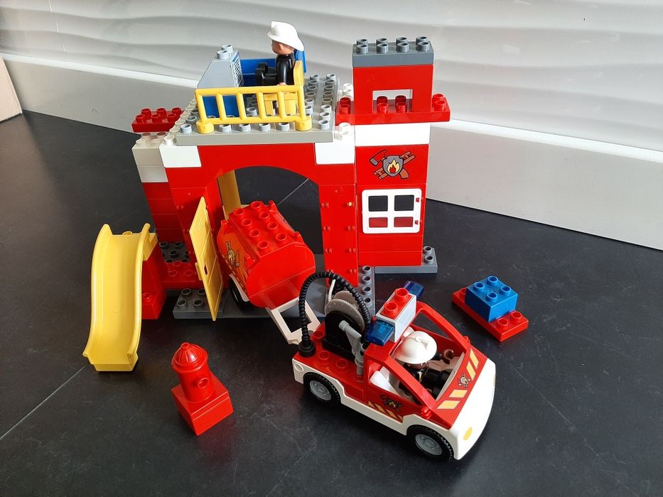 Lego DUPLO 6168 duzy zestaw Remiza Straż Pożarna części unikat