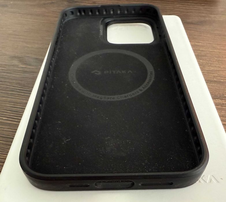 Чохол PITAKA MagEZ Case Pro 4 for iPhone 15 Pro Max (Black/Grey TWILL)