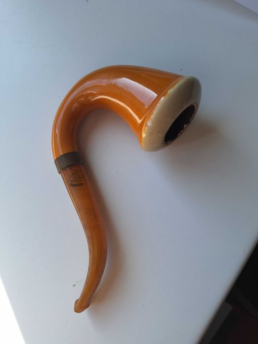 Cachimbo porcelana e ambar