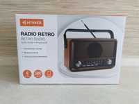 HIT Radio retro sieciowe bezprzewodowe akumulatorowe 2w1 KURIER