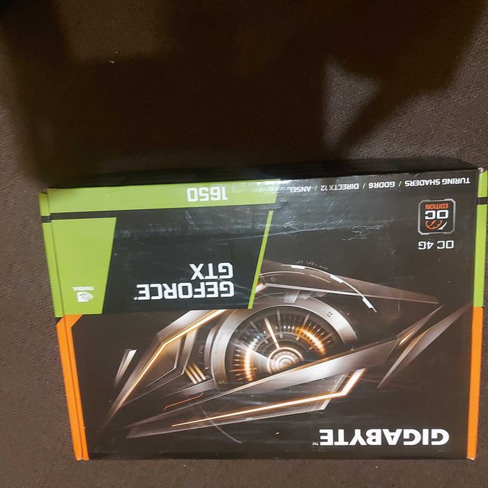 Karta graficzna gtx 1650 4gb od gigabyte (pudełko)