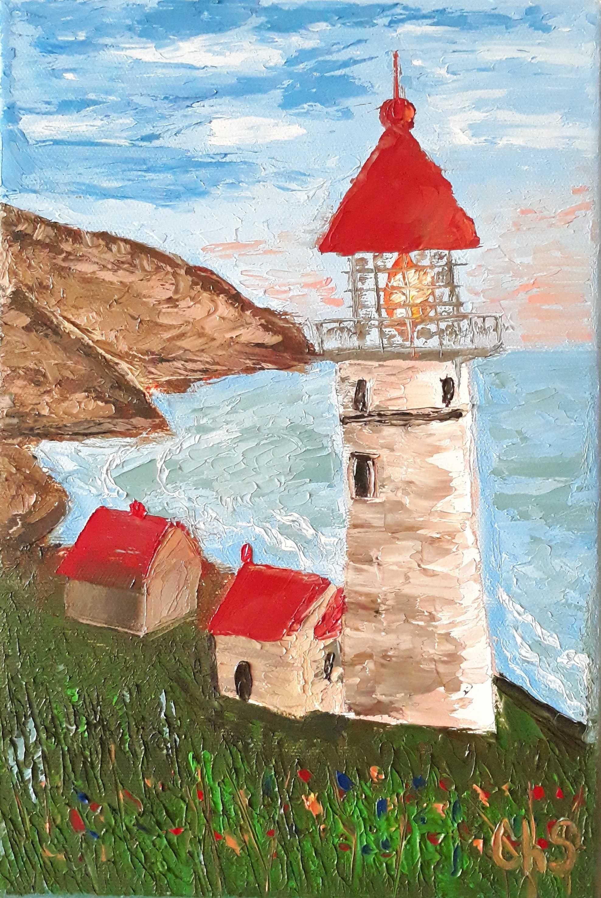 Heceta Head Lighthouse Oregon Malarstwo olejne na płótnie 20*30