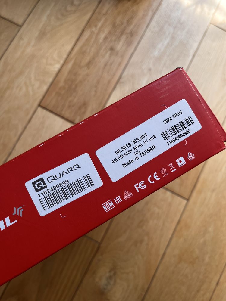 Pomiar mocy Sram Quarq Rival AXS 165mm