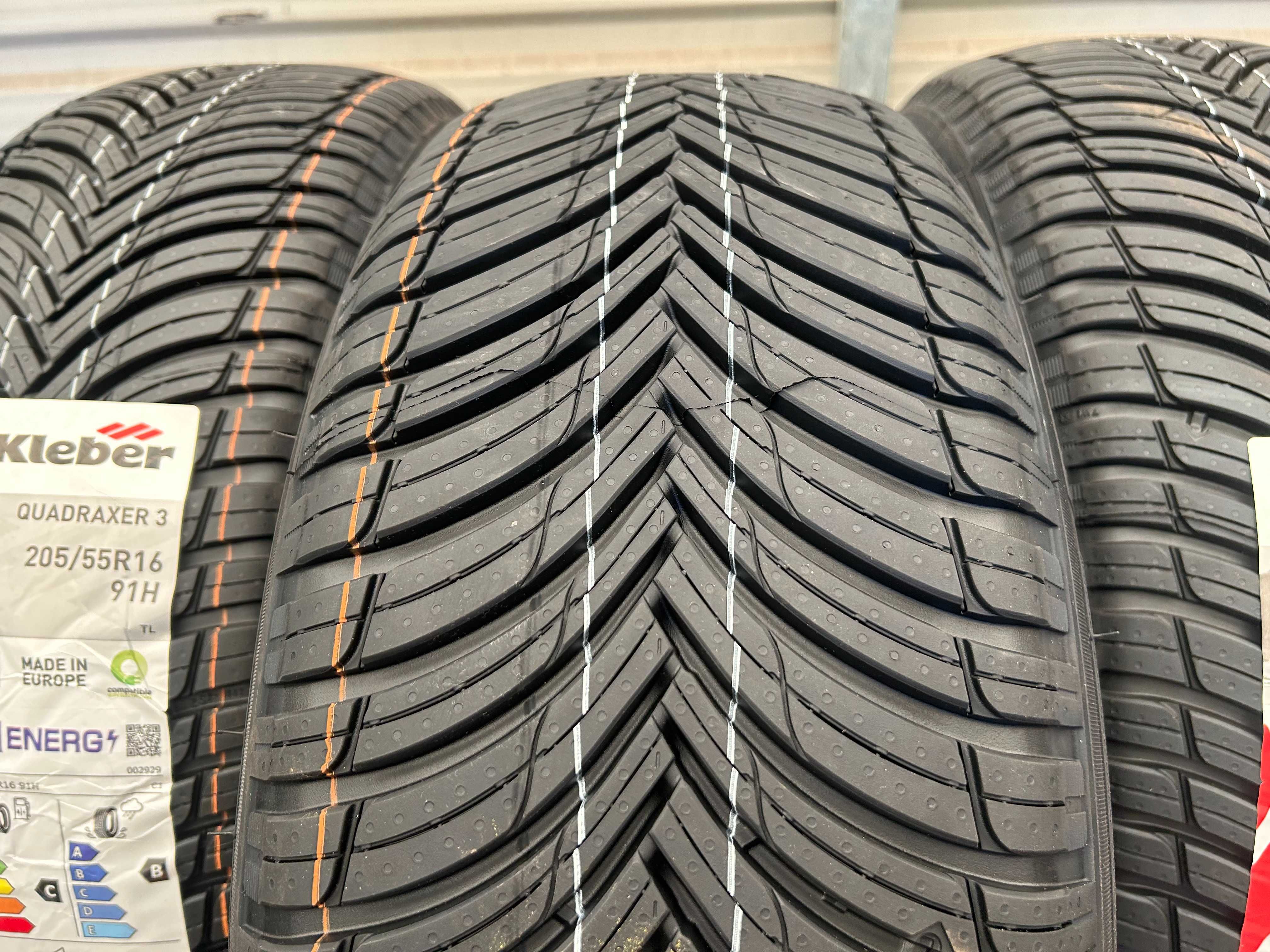 4szt Nowe całoroczne 205/55R16 Kleber Quadraxer3 2024rok! C,B,69db gwa
