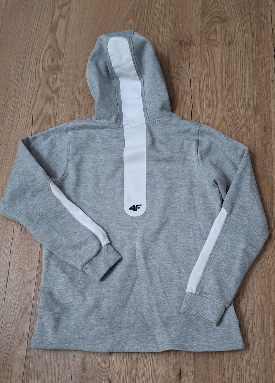 *4F* Bluza z kapturem dla dziewczynki. R.164