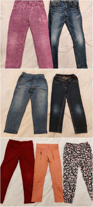 Paka ubranek dla dziewczynki, ubranka, ubrania r 116,H&M, grafisy