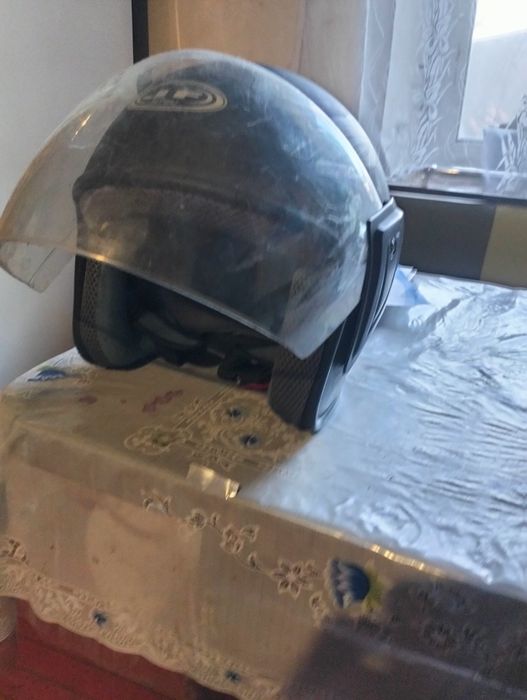 Шлем с визором чёрный