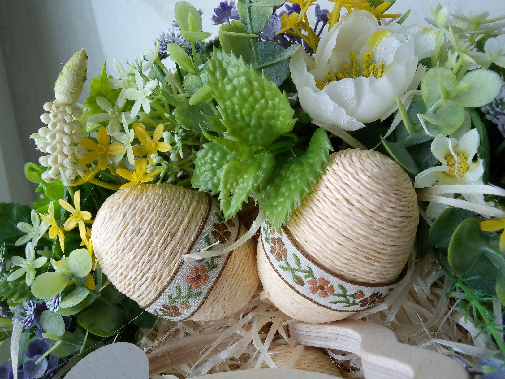 Весняна композиція Великдень Пасха декор hand made пасхальний декор