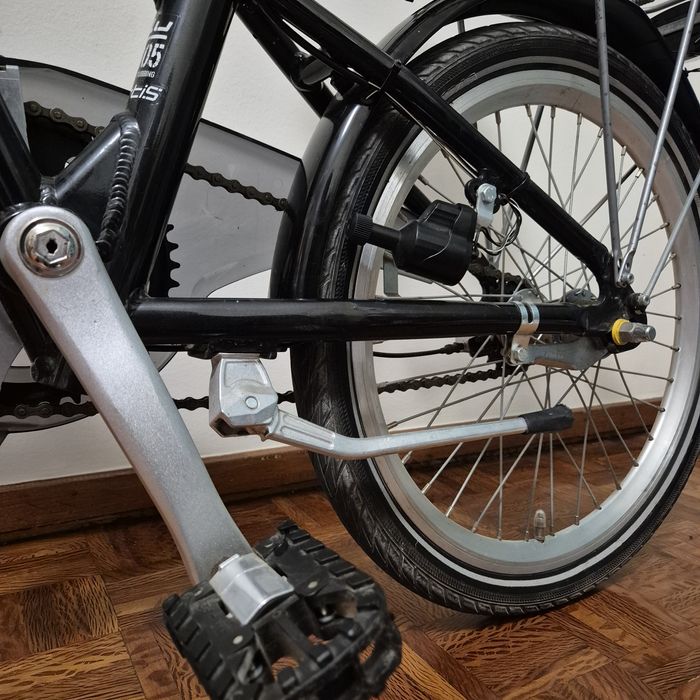 Bicicleta dobrável em alumínio