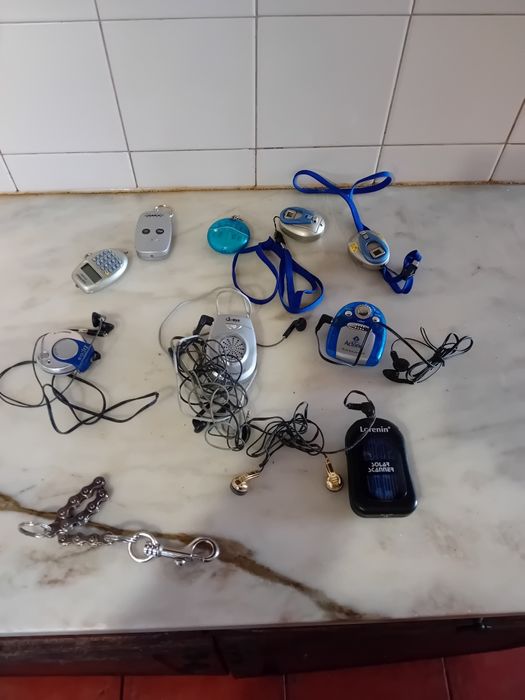 Conjunto de Mini Rádios/Porta-Chaves