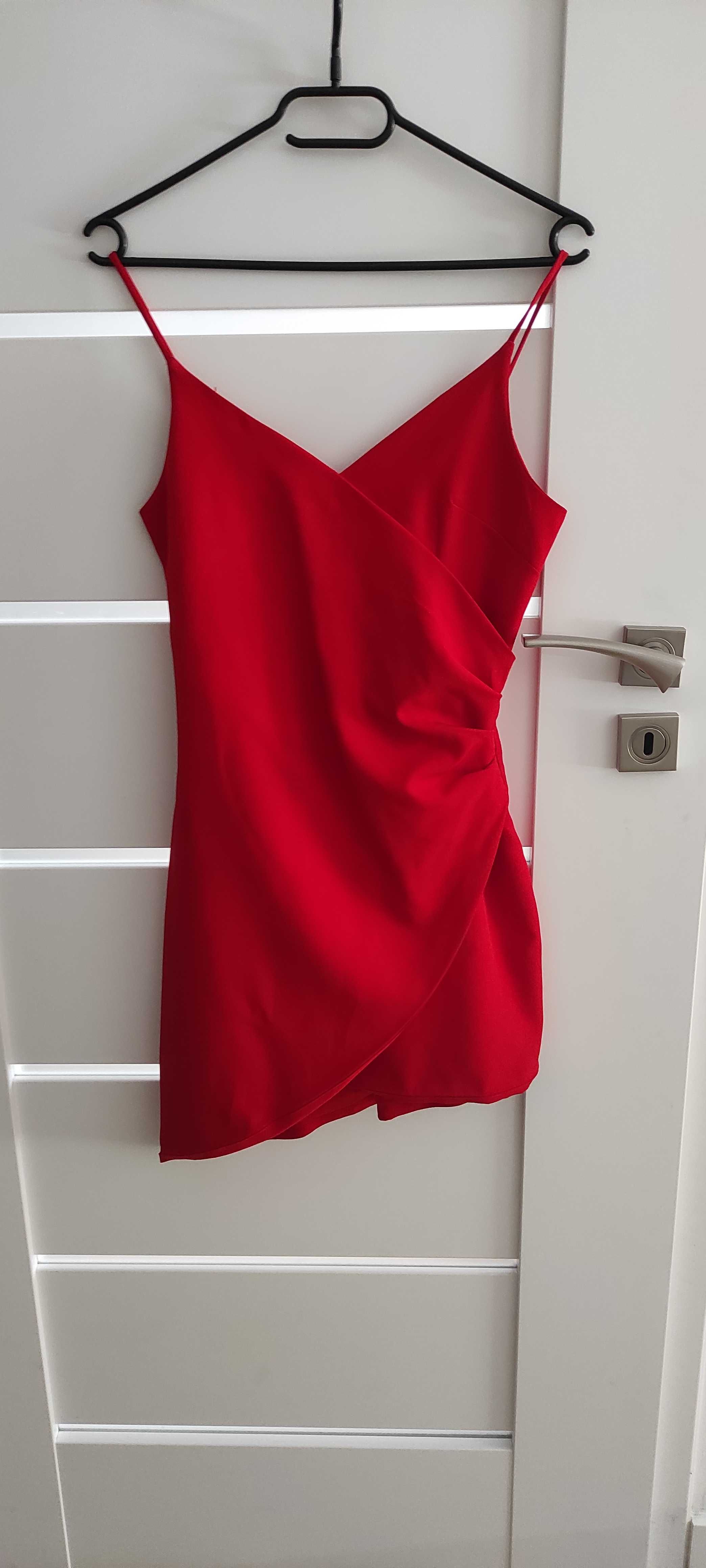 Czerwona sukienka 34 xs