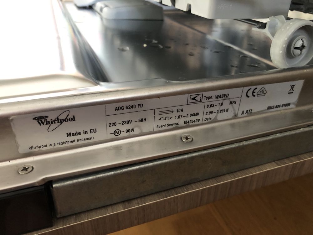 Częsci do zmywarki Whirlpool AGD 6240 FD