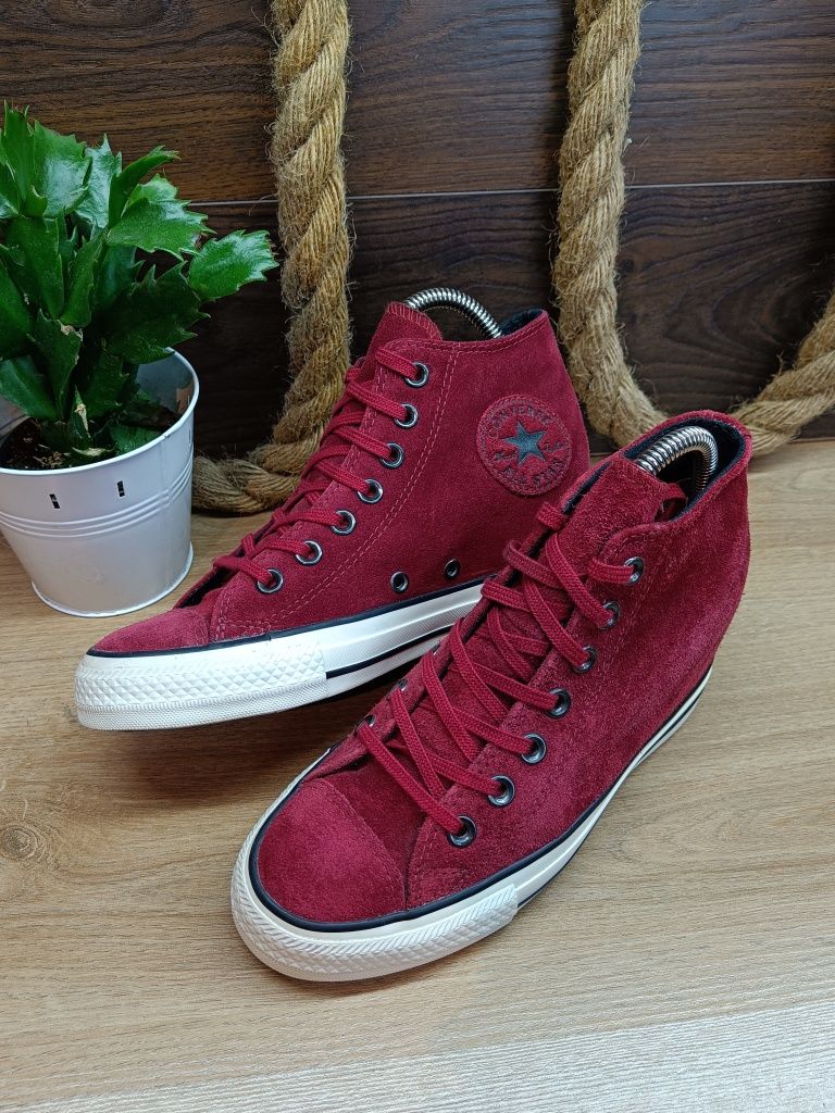 Czerowne damskie buty trampki sneakersy Converse All Star 38