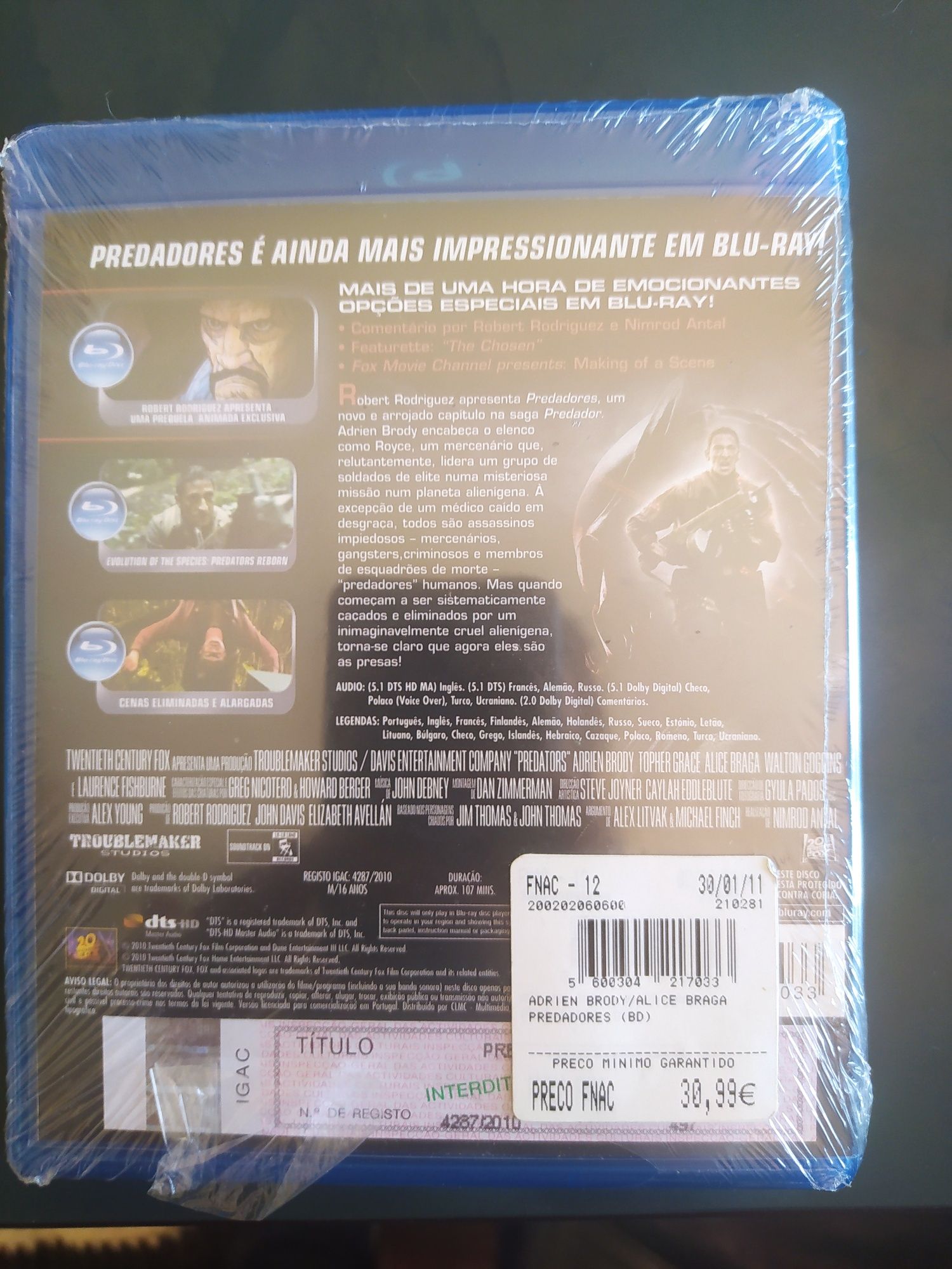 Predadores (Predators) Blu-ray NOVO