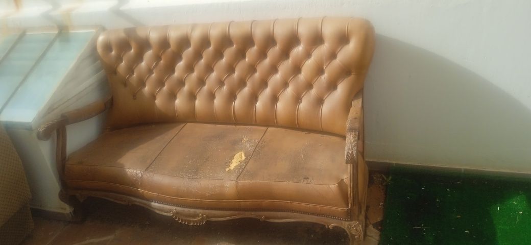 Sofa de Cabedal Chesterfield