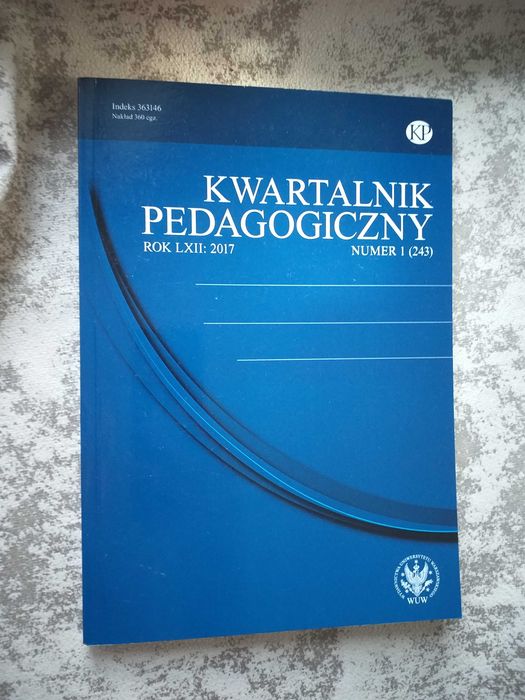 Kwartalnik Pedagogiczny, numer1 (243), Filozofia a pedagogika