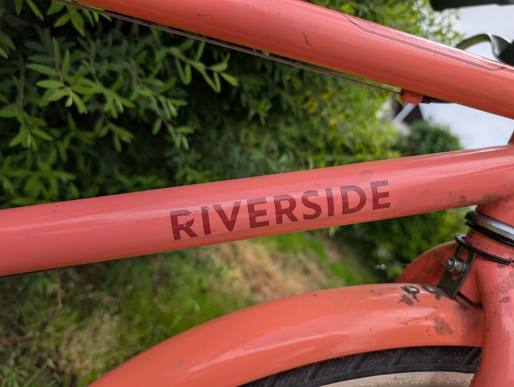 Rower b'twin Riverside 24" morelowy