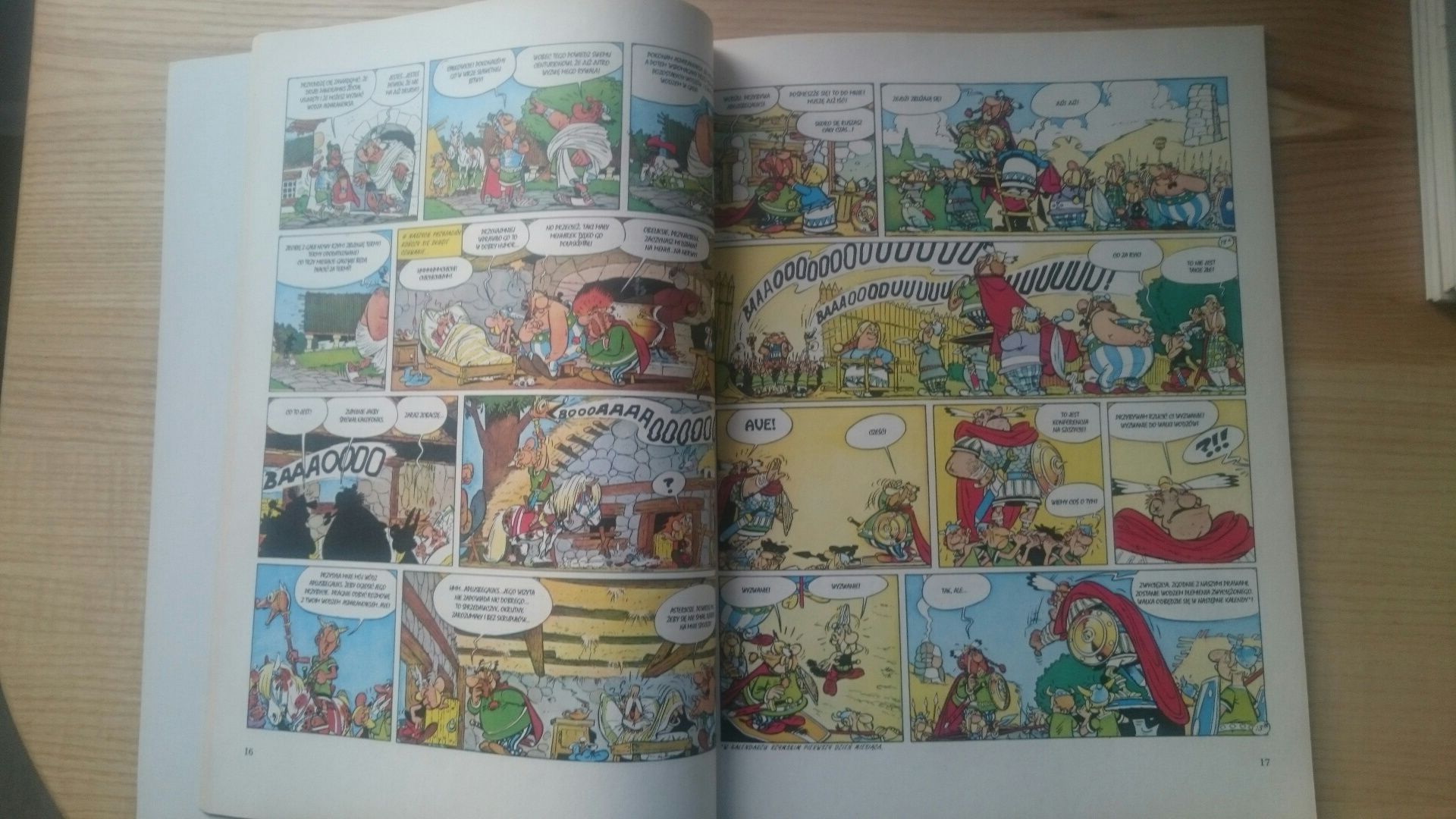 Komiks Asterix Walka wodzów 1992r. Komiksy Asteriks